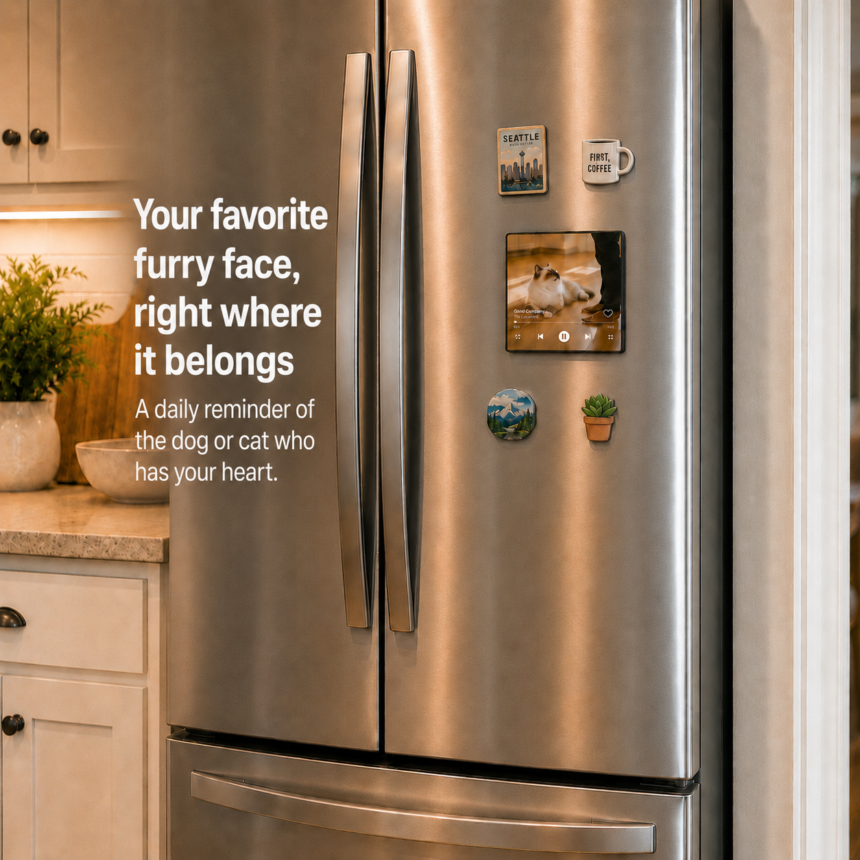 Custom Music Fridge Magnet