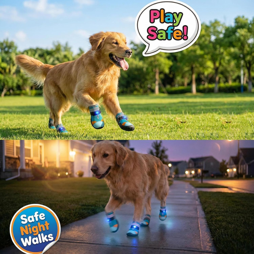 Zapatos con Luz Integrada para Perro